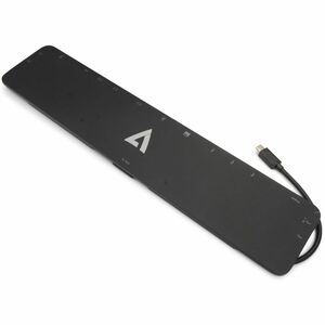 V7 DOCKUCPT01 USB Tipo C Estação de ancoragem - Capacidade de carregamento - Leitor de cartão de memória - SD, microSD, Mu