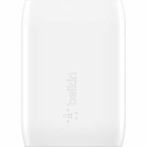 Belkin 30W USB-C PD 3.0 PPS Wall Charger + 3.3ft USB-C to USB-C Cable - Fast Charging - White - 30 W - White