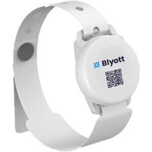 Blyott Patient Tag BT-B1 - 29.30 mm Diameter - White - ABS, Polycarbonate