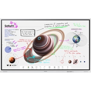 Samsung Flip Pro WM75B 190.5 cm (75") 4K UHD LCD Collaboration Display - Cortex A72 1.70 GHz - 3.50 GB DDR4 SDRAM - Infrar