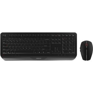 CHERRY GENTIX DESKTOP Keyboard & Mouse - English (US) - USB Wireless RF - Keyboard/Keypad Color: Black - USB Wireless RF M