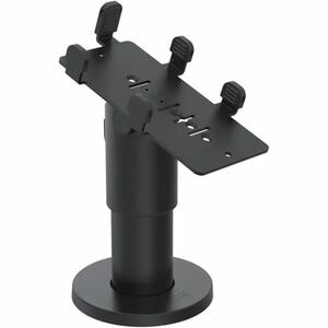 SpacePole DuraTilt Desk Mount for Payment Terminal - Black - Metal - 1 / Box
