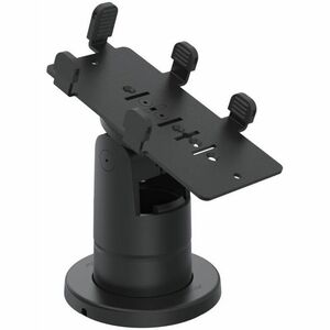 SpacePole Stack Mount for Pin Pad, Payment Terminal - Black - Composite Metal - 1 / Box