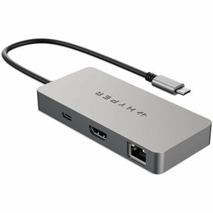 Targus HyperDrive HDMB2 USB Type C Docking Station for Notebook - Charging Capability - 86 W - Silver - 4K - 3840 x 2160 -