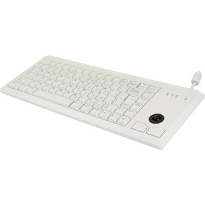 CHERRY Keyboard - Cable Connectivity - PS/2 Interface - Trackball - Light Grey - Mouse