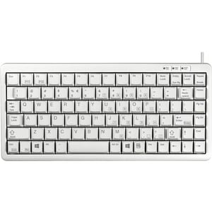 CHERRY Ultraslim G84-4100 POS Keyboard - 83 Key(s) - PS/2, USB - Light Grey