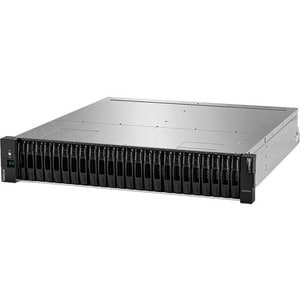 Lenovo ThinkSystem DE4000H 24 x Total Bays DAS/SAN Storage System - 2U Rack-mountable - 0 x HDD Installed - 12Gb/s SAS - 1