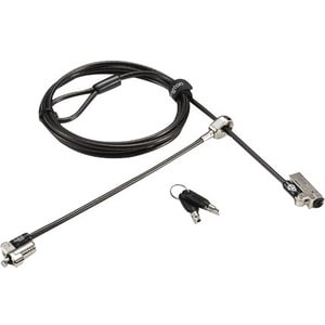 Kensington Kabelschloss Für Notebook - 1,80 m Kabel - Schloss mit Schlüssel - Karbonstahl - für Notebook