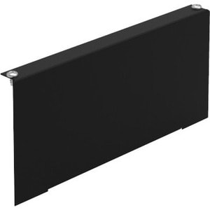 MINKELS Covering Panel - Steel, Metal - Powder Coated Black - 100 mm Height x 500 mm Depth