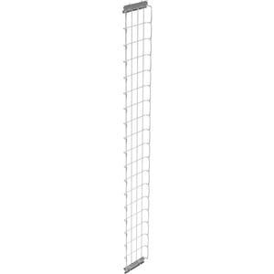 MINKELS Cable Routing - Zinc Blue - Cable Tray - 42U Rack Height - Steel