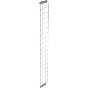 MINKELS Cable Routing - Zinc Blue - Cable Tray - 47U Rack Height - Steel