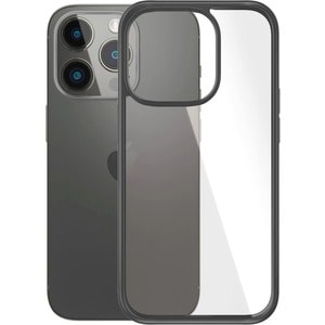 PanzerGlass ClearCase Case for Apple iPhone 14 Pro Smartphone - Black - Drop Resistant, Bacterial Resistant, Shock Resista