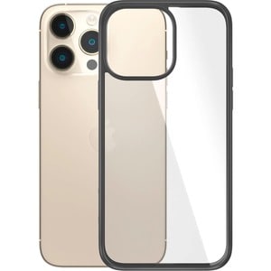 PanzerGlass ClearCase Case for Apple iPhone 14 Pro Max Smartphone - Black - Bacterial Resistant, Drop Resistant, Shock Res