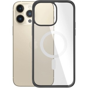 PanzerGlass ClearCase Case for Apple iPhone 14 Pro Max Smartphone - Black - Bacterial Resistant, Drop Resistant, Scratch R