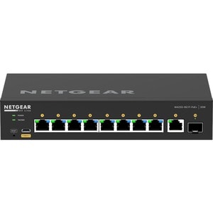 Netgear AV Line M4250 GSM4210PD Ethernet Switch - 8 Ports - Manageable - 10 Gigabit Ethernet - 10GBase-T, 10GBase-X - 3 La