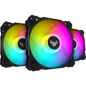 TUF TF120 ARGB Cooling Fan - 4.72" Maximum Fan Diameter - 3 x Fan(s) - 76 CFM Maximum Airflow - 1900 rpm - Fluid Dynamic B