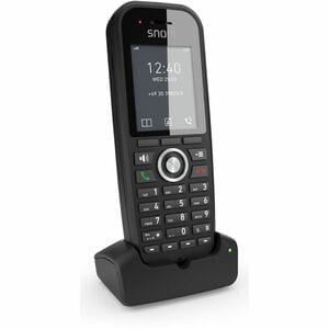 Snom M30 Handset - Schwarz - Schnurlos - DECT - 5,1 cm (2 Zoll) Screen Size - USB - Audio - 22 Stunde(n) Battery Talk Time
