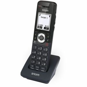 Snom M10 SC Handset - Wandmontierbar - Schwarz - Schnurlos - DECT - 4,6 cm (1,8 Zoll) Screen Size - Headset-Anschluss - 9 