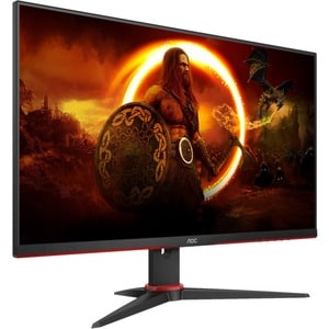 AOC AGON 24G2SPAE/BK 24" Class Full HD Monitor LCD para gaming - 16:9 - Preto, Vermelho - 60.5 cm (23.8") Viewable - Tecno