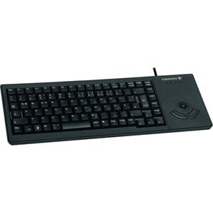 CHERRY G84-5400 Keyboard - Cable Connectivity - USB Interface - Trackball - French - AZERTY Layout - Black - Mechanical Ke