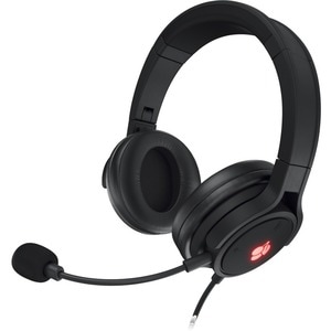 CHERRY HC 2.2 Wired On-ear Stereo Gaming Headset - Black - Binaural - Ear-cup - 32 Ohm - 20 Hz to 20 kHz - 220 cm Cable - USB