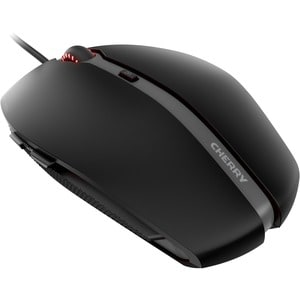 CHERRY GENTIX 4K Mouse - USB - Optical - 6 Button(s) - Black - Cable - 3600 dpi - Scroll Wheel - Small/Large Hand/Palm Siz