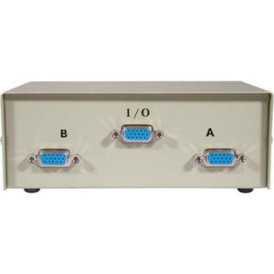 C2G 2-Port HD15 VGA Manual Switch Box - 1 x 2 - Computer2 x VGA Out