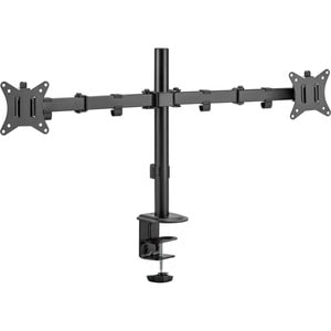 V7 DM1GCD Clamp Mount for Monitor - 2 Display(s) Supported - 17" to 32" Screen Support - 19.84 lb Load Capacity - 75 x 75,