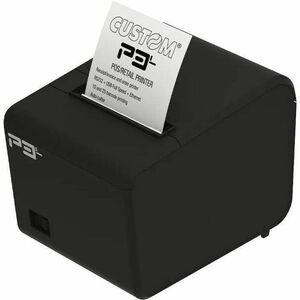 Custom P3L Retail, Hospitality, Business Direct Thermal Printer - Monochrome - Wall Mount - Receipt Print - Ethernet - USB