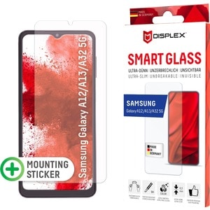 Displex Smart Glass 9H Tempered Glass, Plastic Film Screen Protector - 1 - For LCD Smartphone - Break Resistant, Fingerpri