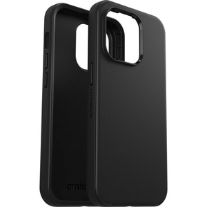 OtterBox Symmetry Case for Apple iPhone 14 Pro Smartphone - Black - Drop Resistant, Bacterial Resistant - Synthetic Rubber