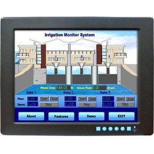 Advantech FPM-3121G 12" Class Monitor LCD tátil - 11 ms - 30.7 cm (12.1") Viewable - Resistivo de 5 fios - 1024 x 768 - SV