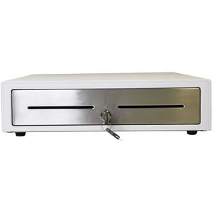 Star Micronics Choice CD4-1416WTSS48 Cash Drawer - 4 Bill - 8 Coin - Printer Driven - Aço inoxidável - Branco - 109.2 mm A
