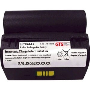 GTS Battery - Lithium Ion (Li-Ion) - 1 - TAA Compliant - For Scanner, Printer, Mobile Computer - Battery Rechargeable - 7.