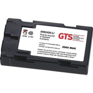 GTS HIN2420-LI Battery - Lithium Ion (Li-Ion) - For Data Terminal Equipment - Battery Rechargeable - 7.4 V DC - 2400 mAh S