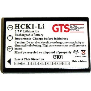 GTS HCK1-LI Battery - Lithium Ion (Li-Ion) - For Barcode Scanner - Battery Rechargeable - 3.7 V DC - 900 mAh Shelf Life