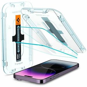 Spigen EZ FIT GLAS.tR 9H Tempered Glass Screen Protector for iPhone 14 Pro Max - Transparency - 2 / Pack - For 17 cm (6.7"