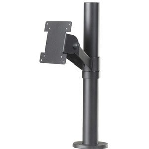 SpacePole Stangenbefestigung für Bildschirmhalterung, POS System, Display - Weiß - Höhenverstellbar - 75 x 100 - VESA-Wand