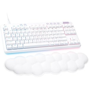 Logitech G Aurora G713 Gaming Keyboard - Cable Connectivity - USB Interface - RGB LED - English (UK) - QWERTY Layout - Whi