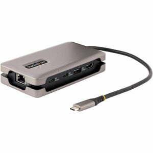 StarTech.com DKT31CH2CPD3 USB 3.2 (Gen 2) Type C Docking Station for Notebook, Workstation - 100 W - Space Gray - Portable