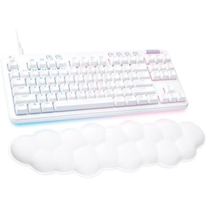 Logitech Aurora G713 Gaming Keyboard - Cable Connectivity - USB Interface - RGB LED - French - AZERTY Layout - White - Mec