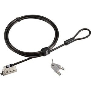 Kensington Cable Lock For Notebook - 1.80 m Cable - Keyed Alike Lock - Carbon Steel - For Notebook