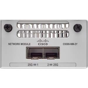 Cisco Catalyst 9300 2 x 25G Network Module - For Optical Network, Data NetworkingOptical Fiber25 Gigabit Ethernet - 2.0 x 