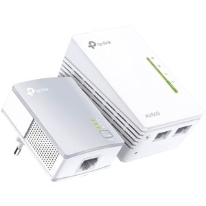TP-Link TL-WPA4220 Powerline Network Adapter - 2 x Network (RJ-45) - 500 Mbit/s Powerline - 300 m Distance Supported - Wir