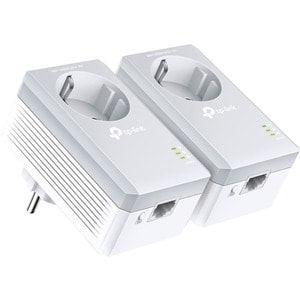 Adattatore Powerline Network - TP-Link TL-PA4010PKIT - 2 - 1 x Rete (RJ-45) - 500 Mbit/s Powerline - 300 m Supporto a dist