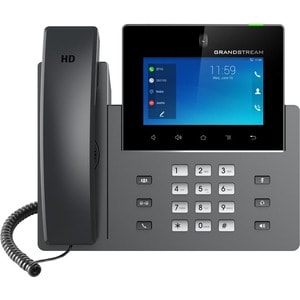 Grandstream GXV3450 IP Phone - Corded - Corded - Wi-Fi, Bluetooth - Desktop - VoIP - IEEE 802.11a/b/g/n/ac - 2 x Network (