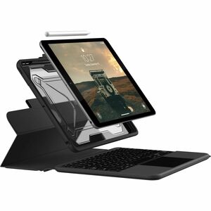 Urban Armor Gear Rugged Keyboard/Cover Case (Folio) for 10.2" Apple iPad (7th Generation), iPad (8th Generation), iPad (9t