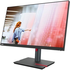 Lenovo ThinkVision P24q-30 24 Zoll Class Webcam WQHD LCD-Monitor - 16:9 Format - Schwarz - 60,5 cm (23,8 Zoll) Viewable - 