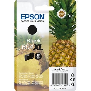 Epson 604XL Original Extra Large Yield Inkjet Ink Cartridge - Single Pack - Black Pack - 500 Pages