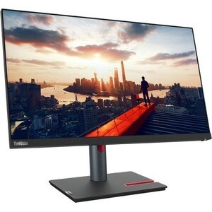 Lenovo ThinkVision P24h-30 24 Zoll Class Webcam WQHD LCD-Monitor - 16:9 Format - 60,5 cm (23,8 Zoll) Viewable - IPS-Techno